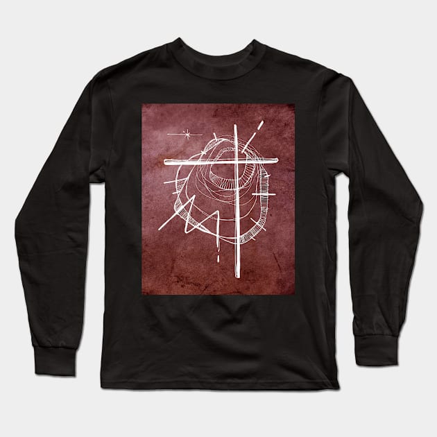 Religious Cross symbol Long Sleeve T-Shirt by bernardojbp